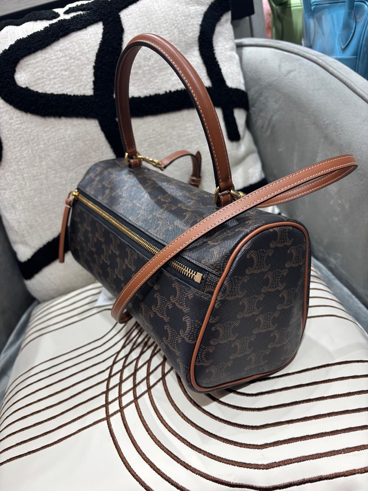 Celine Cylinder Boston Bag 100%Authentic, 99%New ✅Dust bag