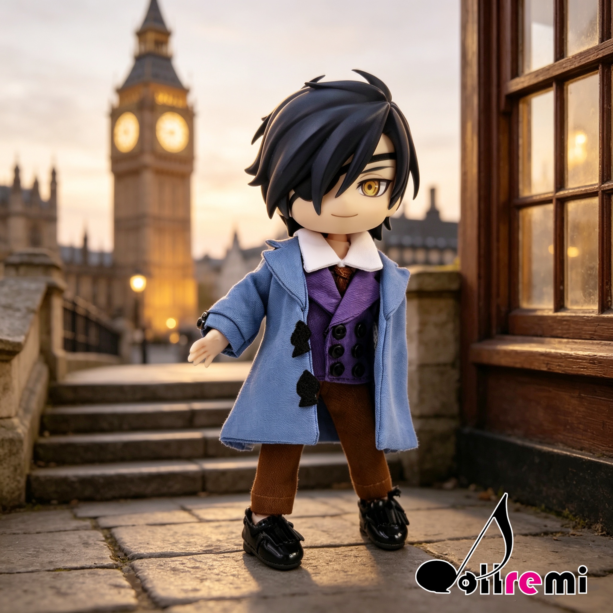 【dollremi】(OB0521) COS 黑塔利亚 World☆Stars 阿尔弗雷德·F·琼斯 Alfred F. Jones 黑桃国扑克牌设定 Spade Country Poker Setting
