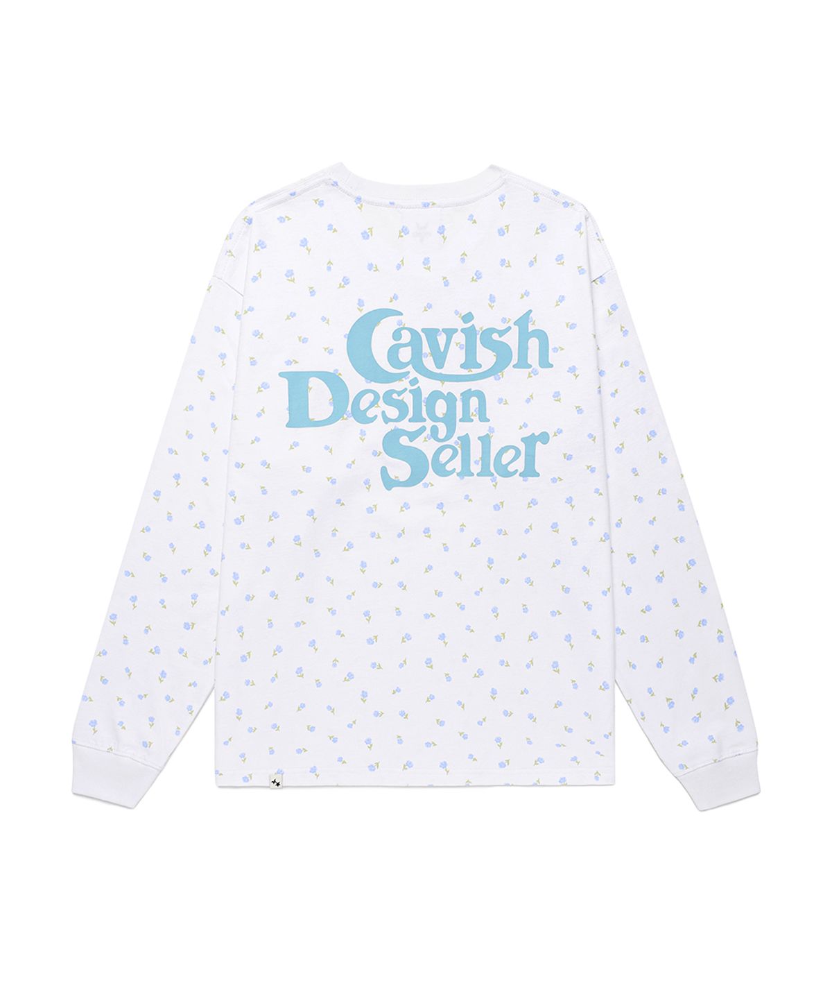 🇰🇷訂購｜Cavish 26SS｜FLOWER SELLER LOGO LS TEE  2色 