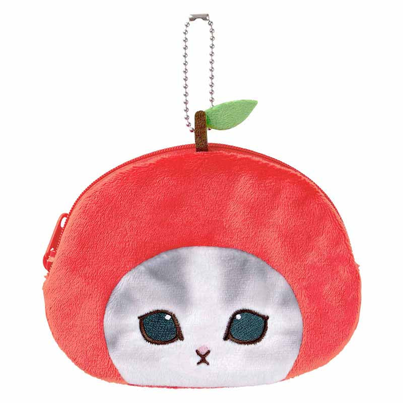 日本 Mofusand貓咪 鯊魚貓 mofumofu store 生果系列 拉鍊小袋