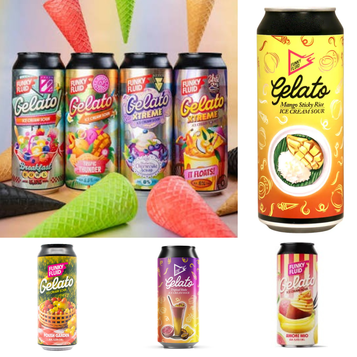 Funky Fluid GELATO ICE CREAM SOUR SERIES