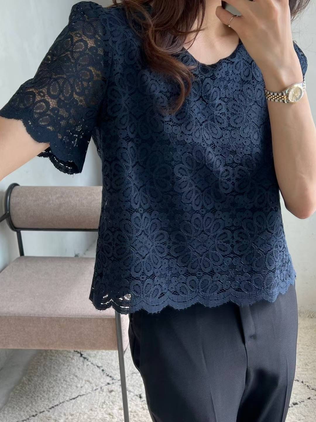 ZA002 花漾鏤空蕾絲套裝