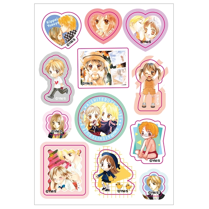 《Pre-Order》Puffy Aurora Sticker｜りぼん Ribbon Summer Greeting (26176-P）