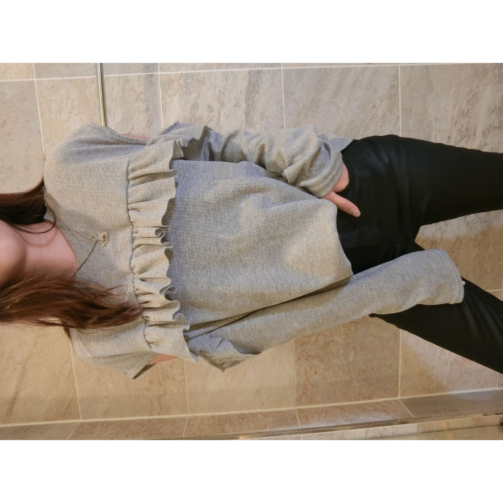 閃閃ruffle  線Top 