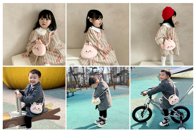 Dot to Dot 棉花糖人物斜揹袋（bunny)