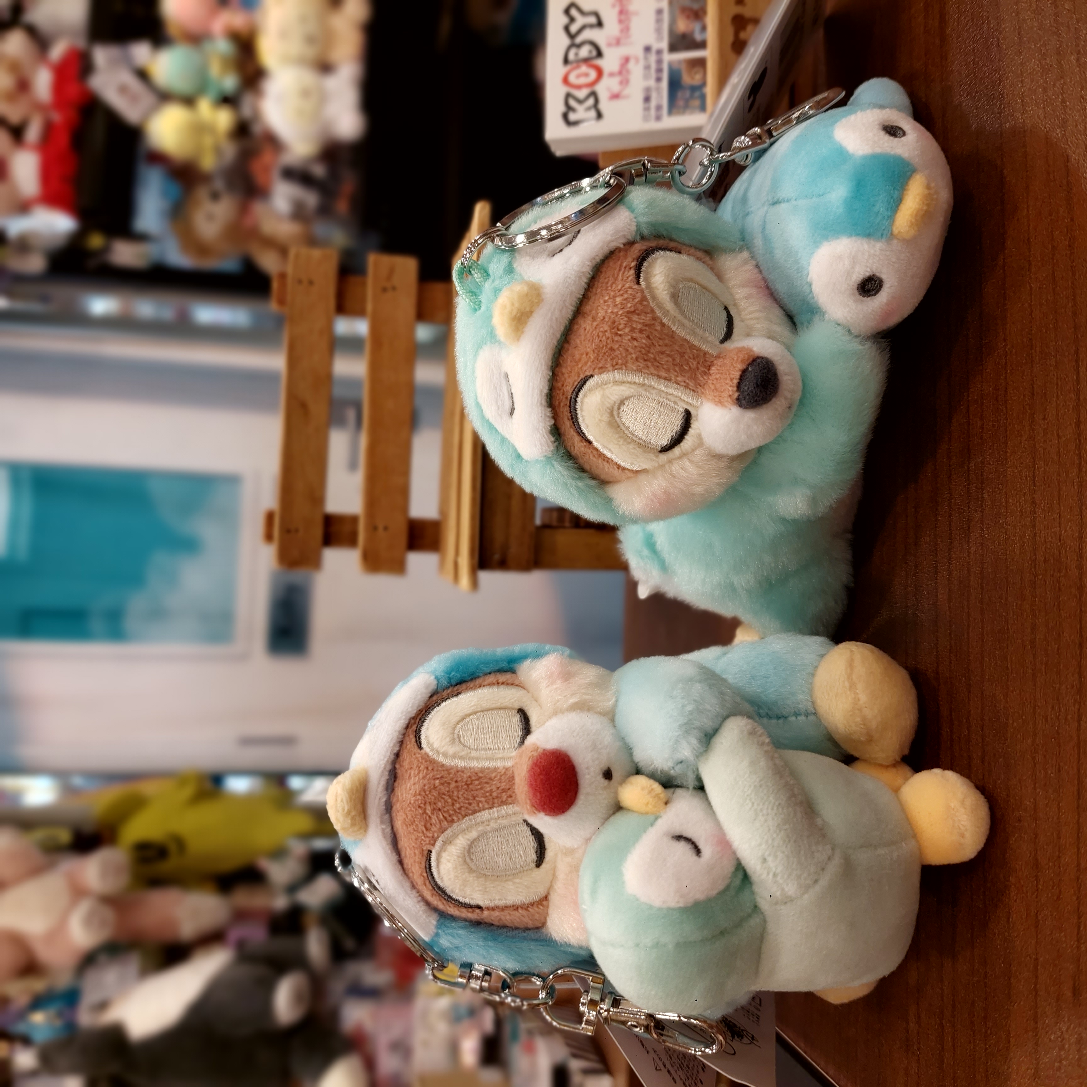 原裝日本 Disney Pajama Style Chip Dale 大鼻鋼牙 吊飾 掛件 兩款選
