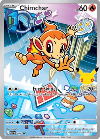 Pokemon TCG  Mega Evolution Promos - chimchar-041