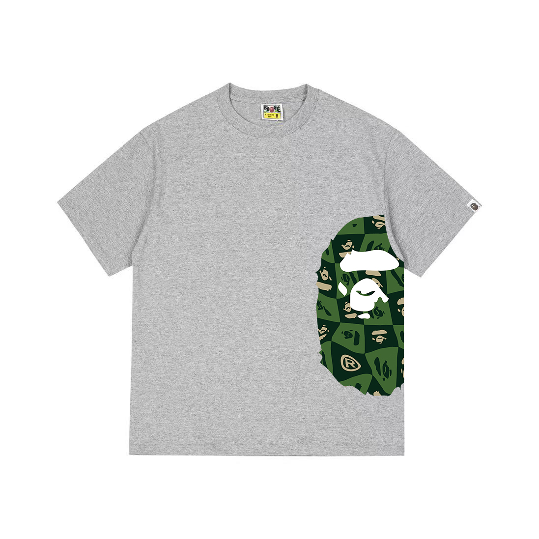 Bape Distortion Side Big Ape Head Tee