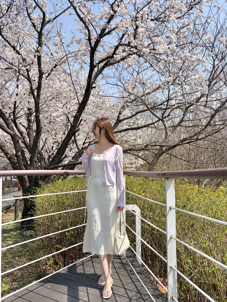 Airy Pastel Cropped Cardigan (Lavender)