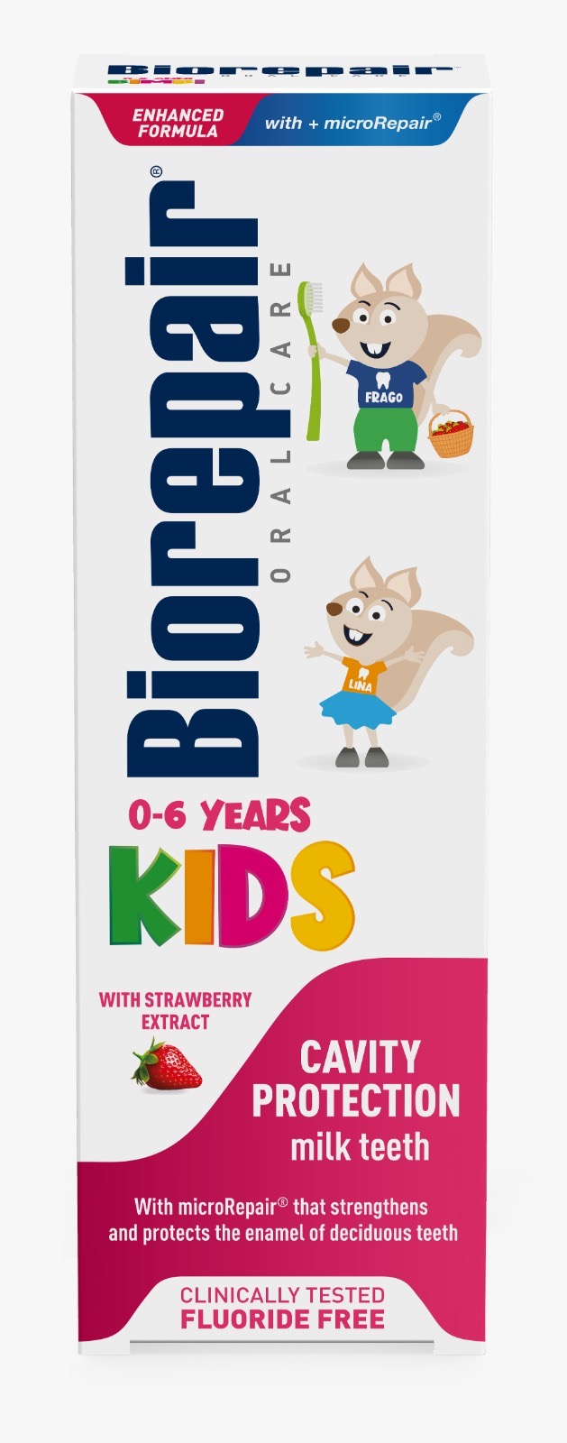 孖支裝 Biorepair® Kids Toothpaste 兒童🍓士多啤梨🍓牙膏