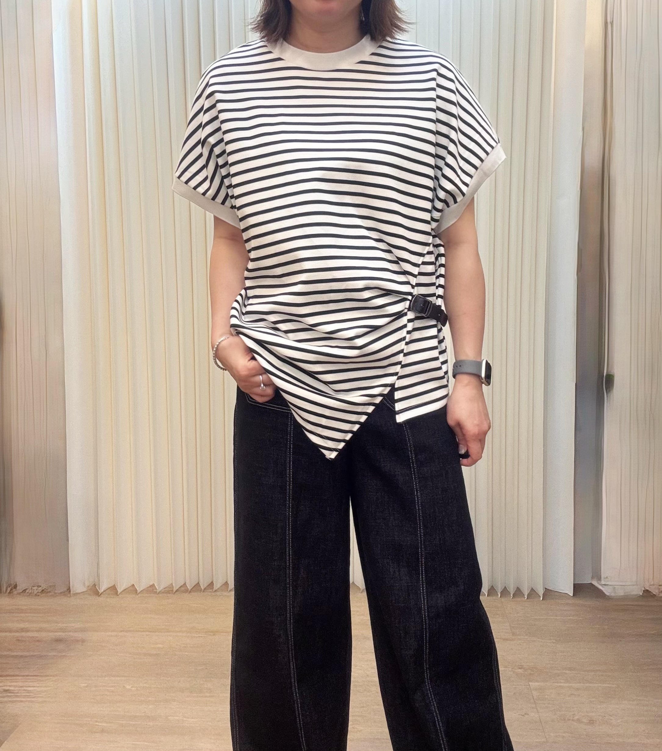 韓國腰有扣衫 M501 03no17240