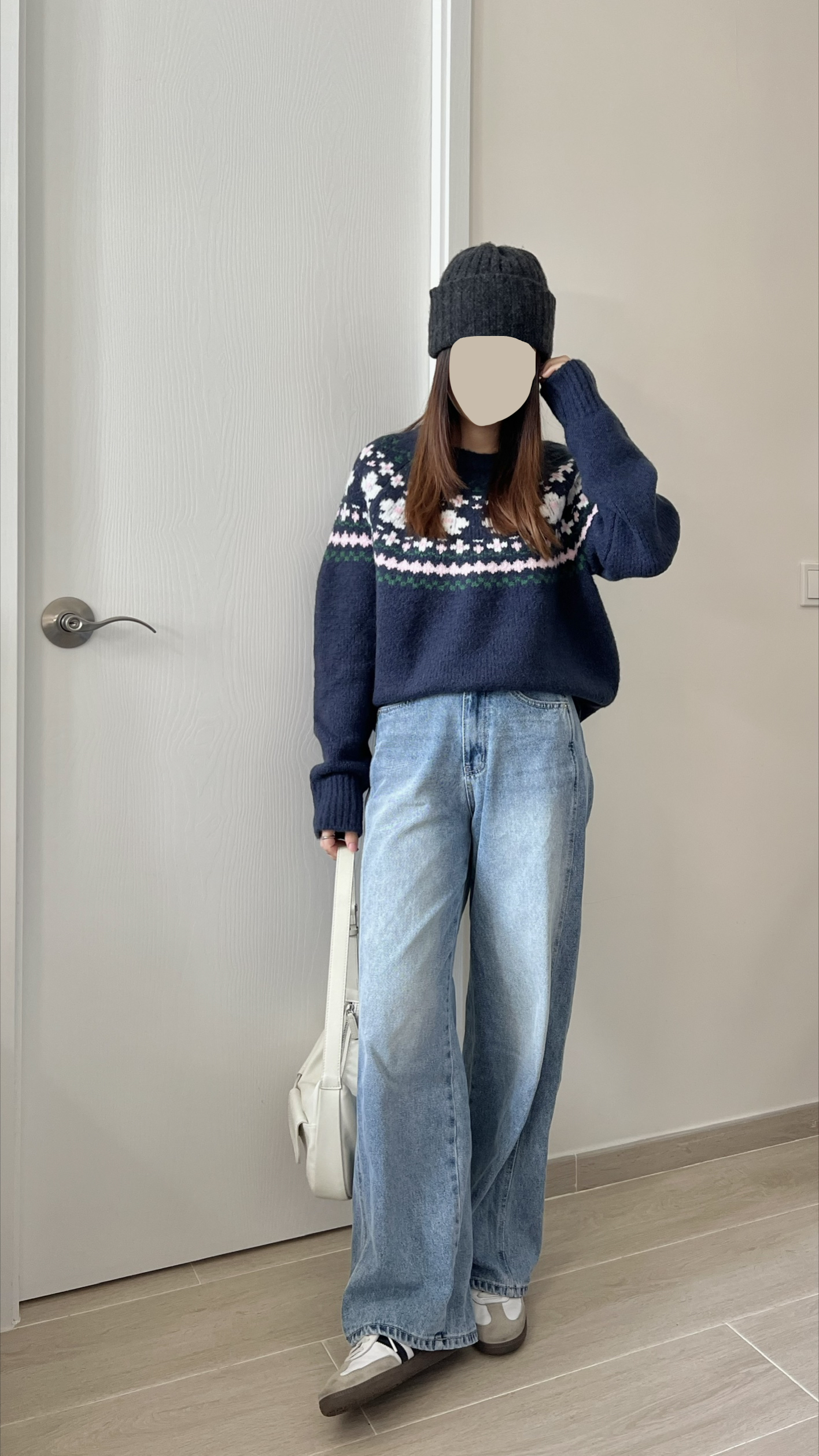 氛圍感圖騰冷衫 現貨