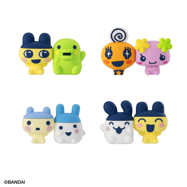 (預訂訂金 $100) (總價 $262) MegaHouse PITAKYUT Tamagotchi 他媽哥池 (原盒4盒) (1套4款) (行版)