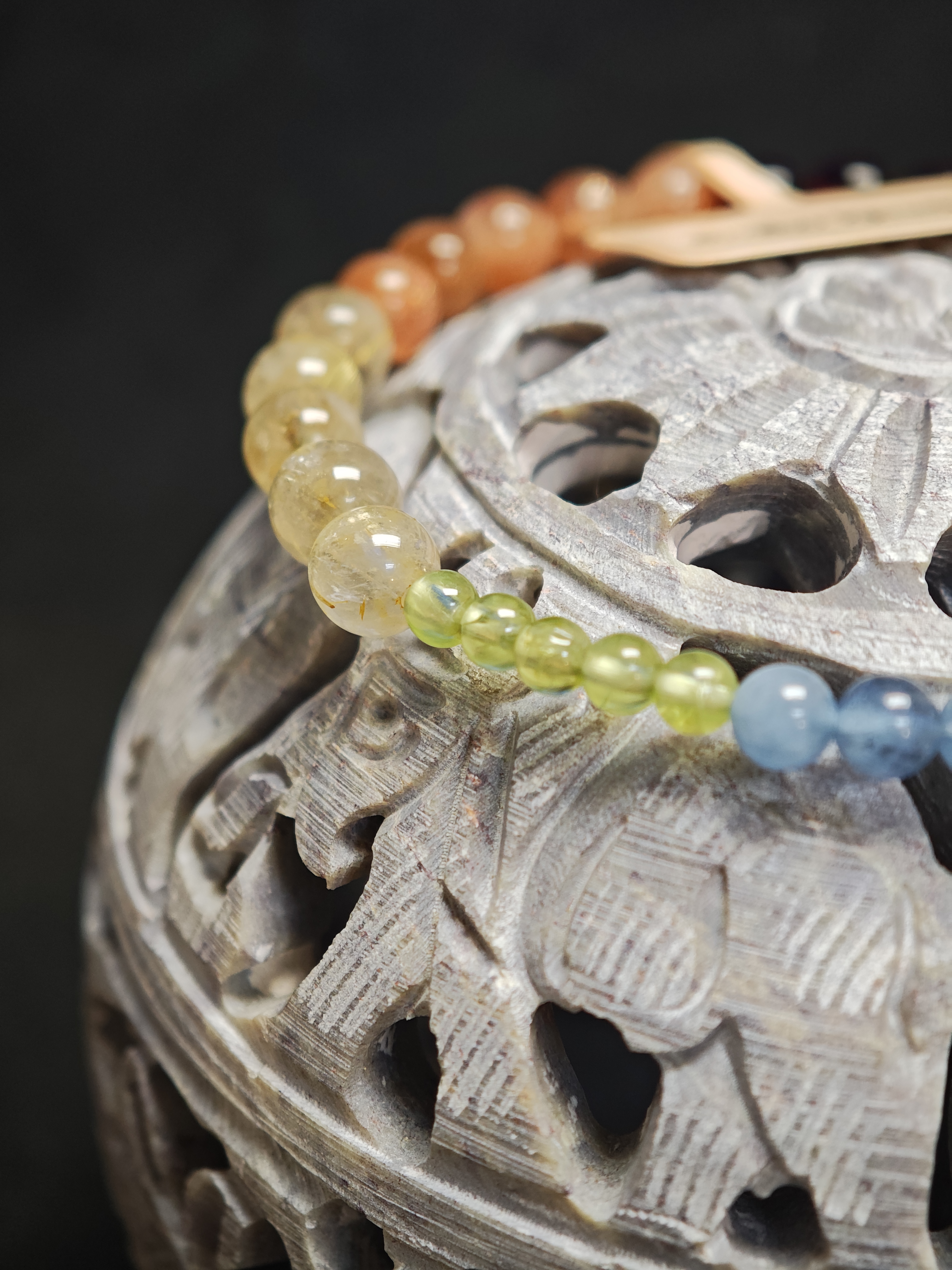 ✨新品DIY水晶手串✨✨七輪水晶✨