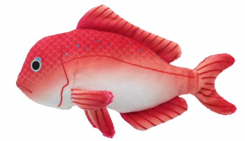 魚卵捏捏掛件 - 鯛魚 009260100