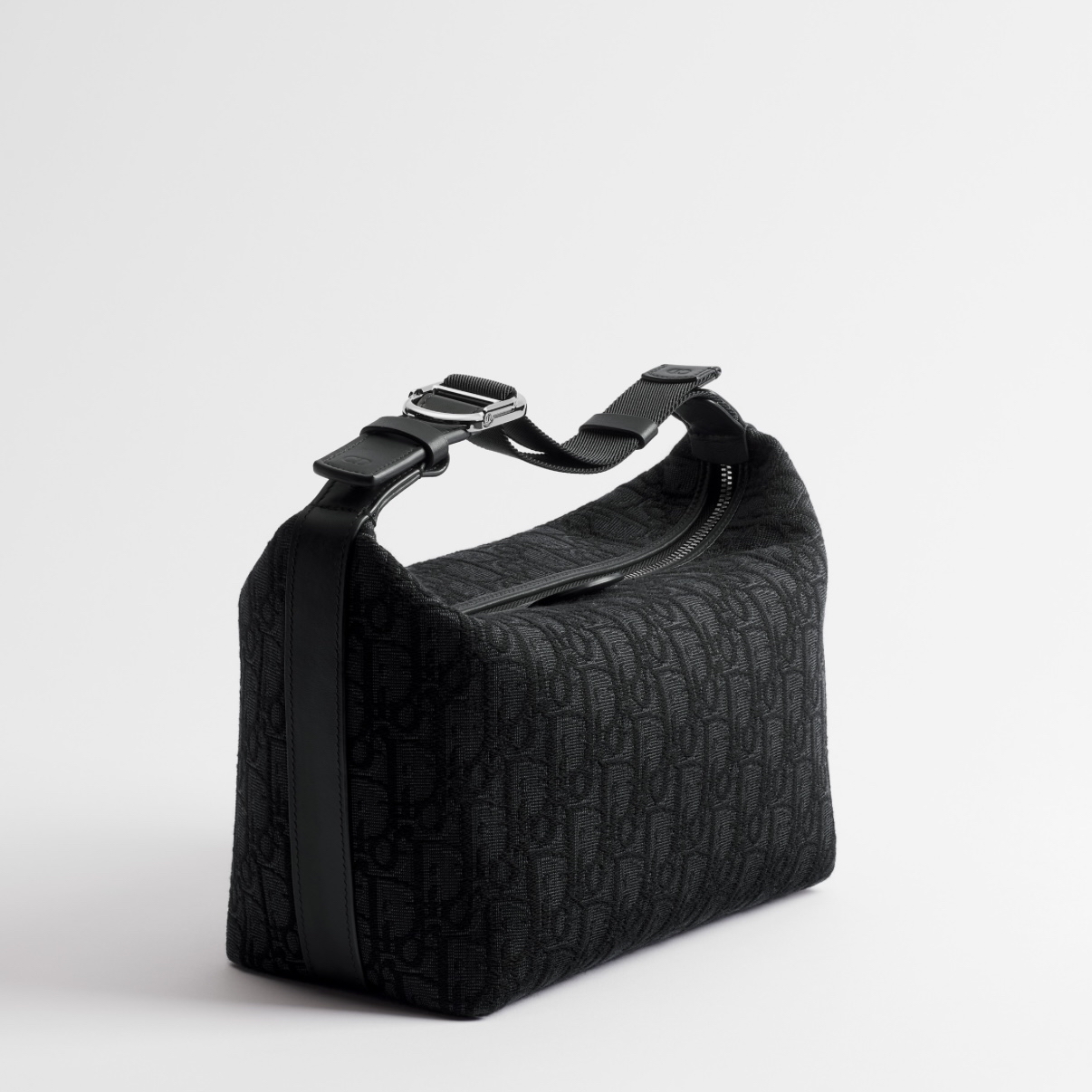 Dior Jett 小袋 黑色 Dior Oblique 緹花
