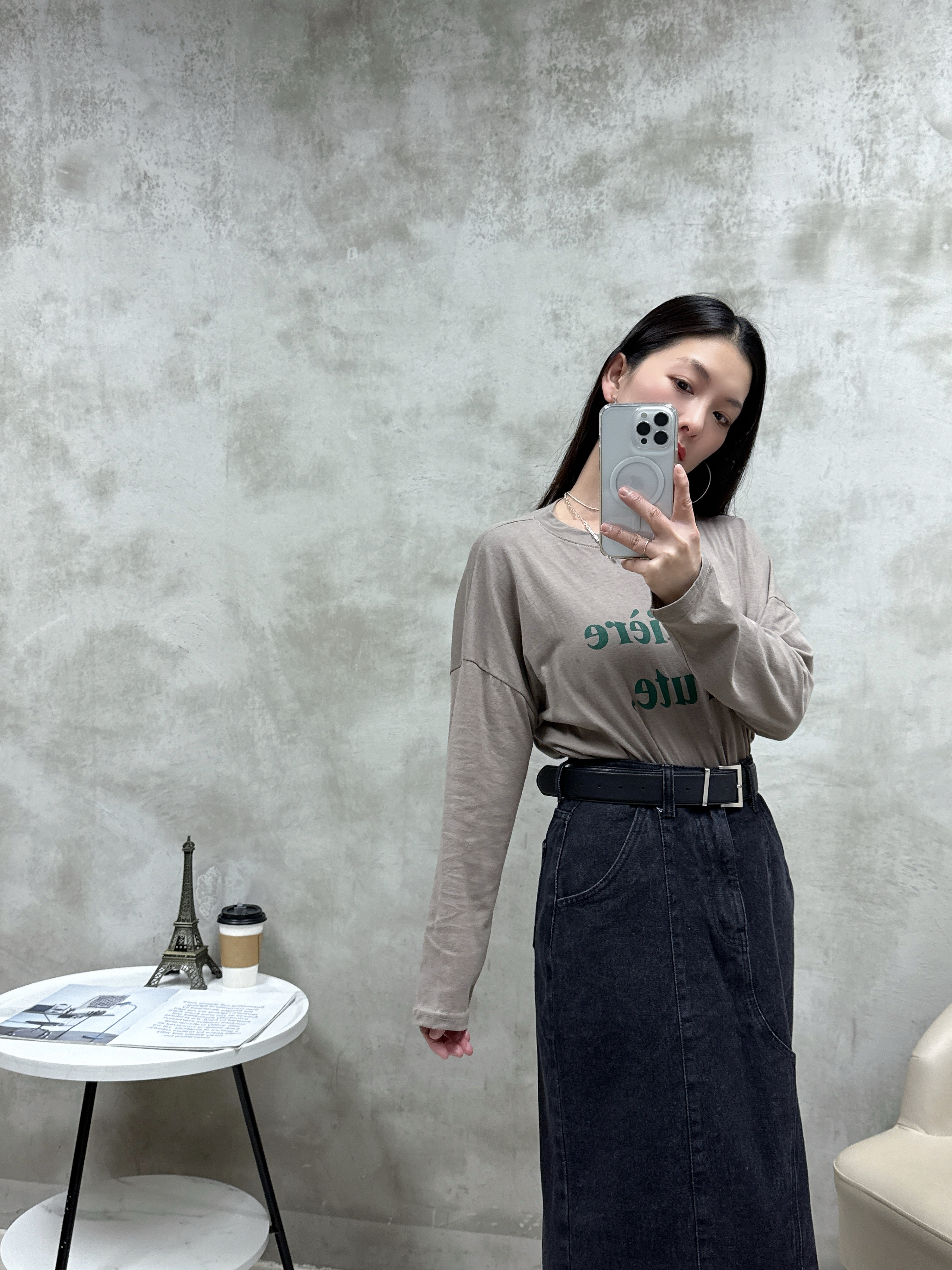 S02 前骨開叉牛仔裙