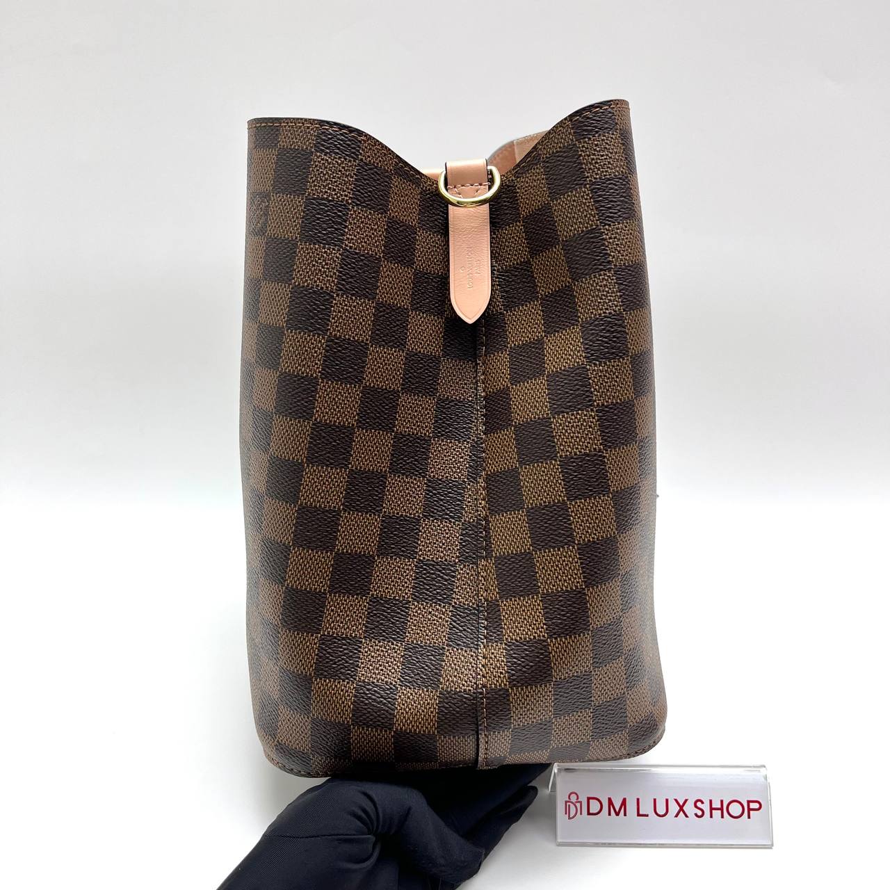 LV Pink Damier Ebene NeoNoe MM GHW