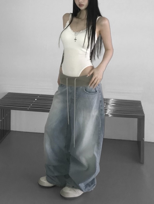 Slim Fit Lace Trim Bodysuit