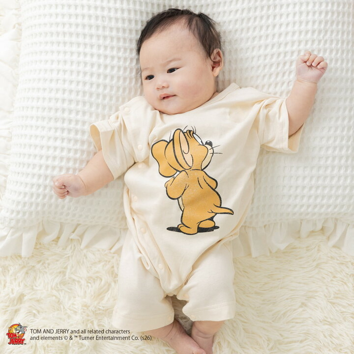 🇯🇵預訂 日本直送🇯🇵Tom & Jerry四色人物印花短袖連身服