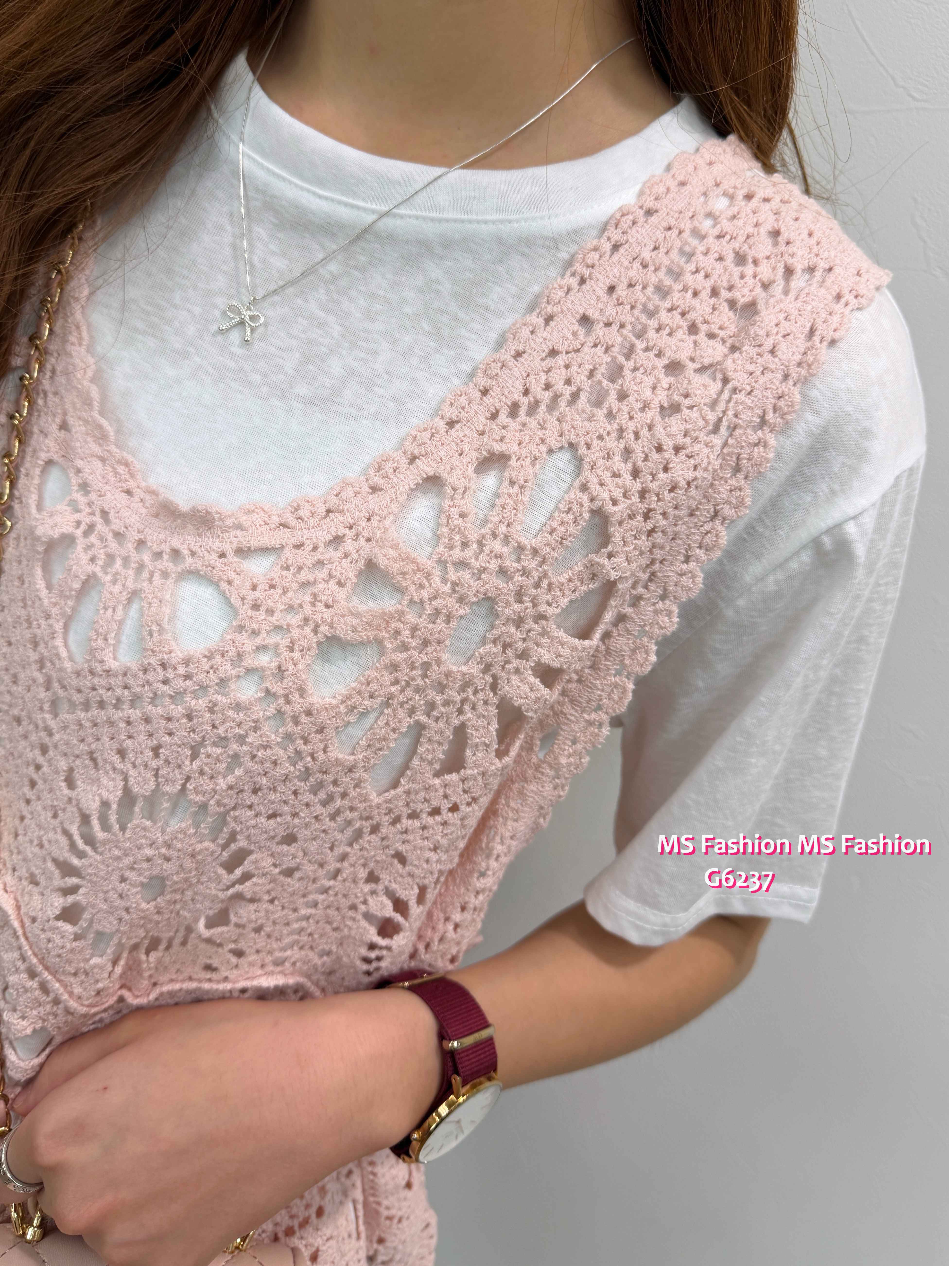 G6237 韓國🇰🇷通花背心Top Set