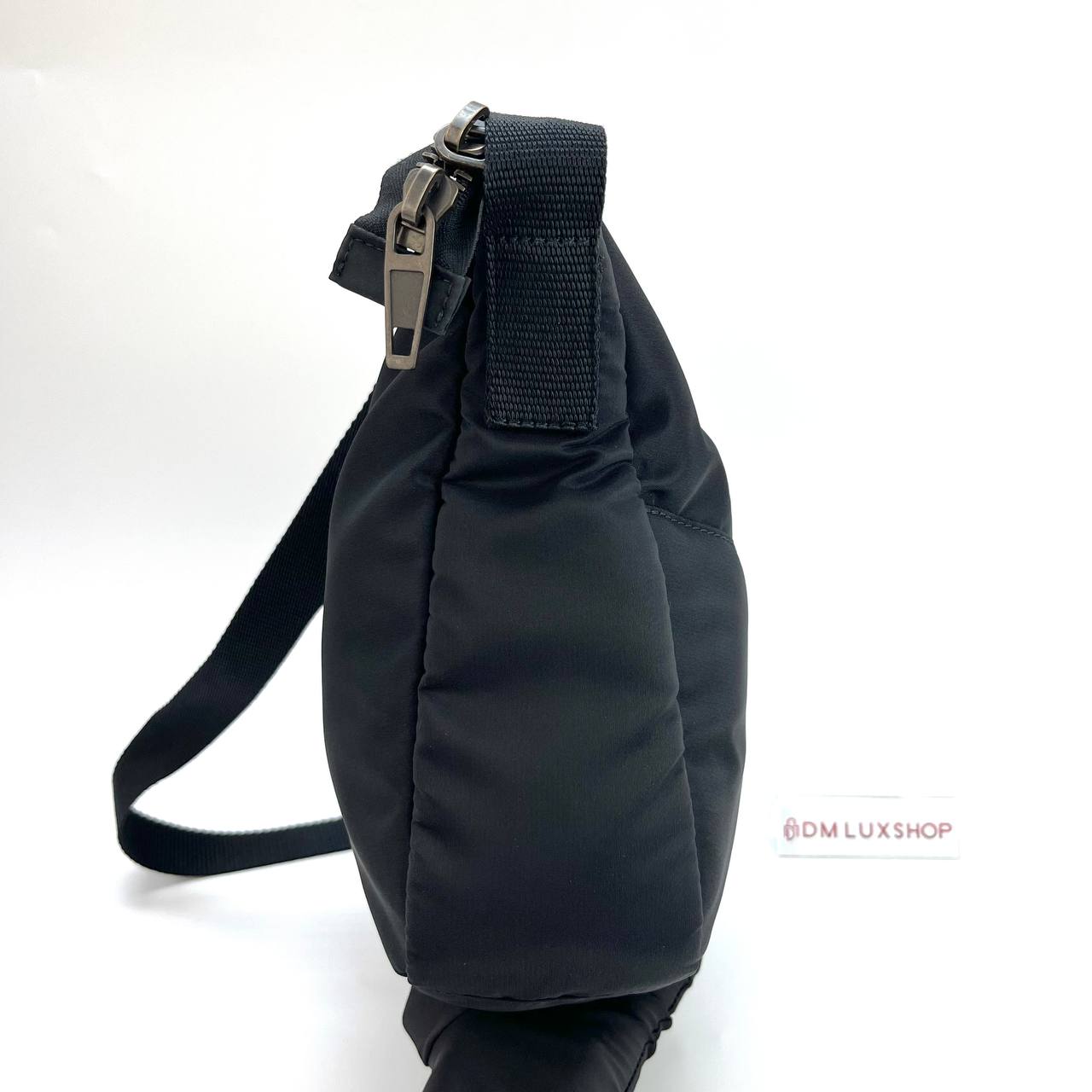 Balenciaga Black Nylon Oversize Sling Bag