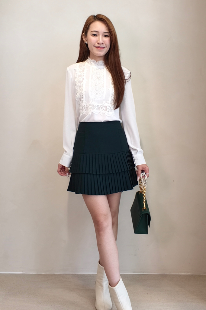 CB2584 Victorian Lace Panel Blouse