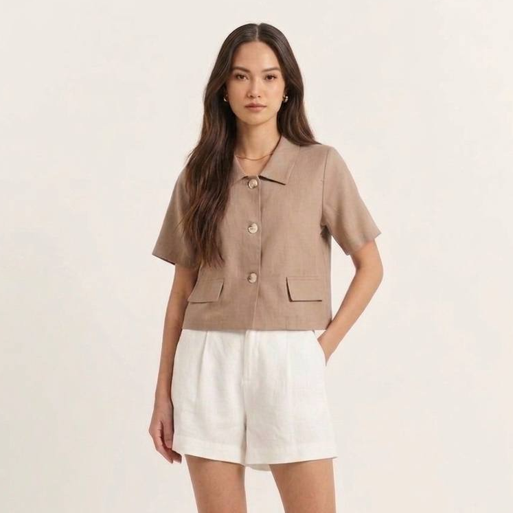 W2022 - Button Top