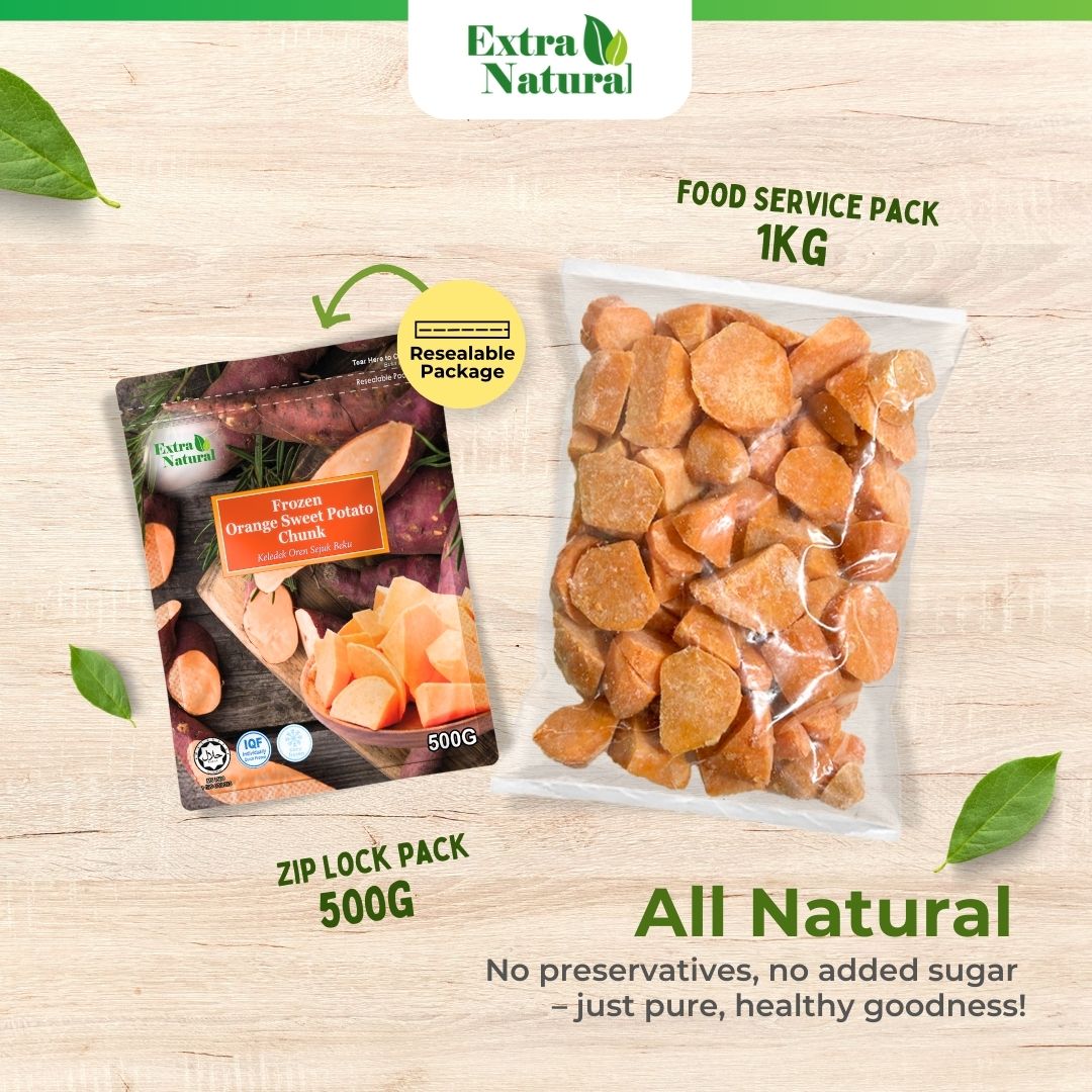 Frozen Orange Sweet Potato Chunk