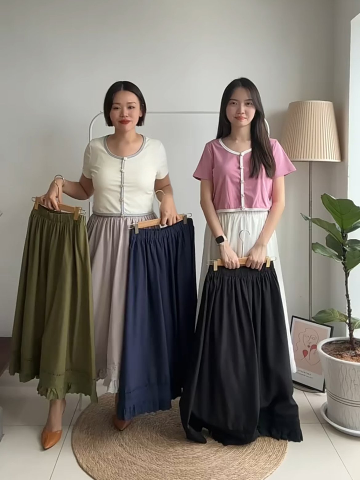 S1823 A Line Skirt - 5 Colors 