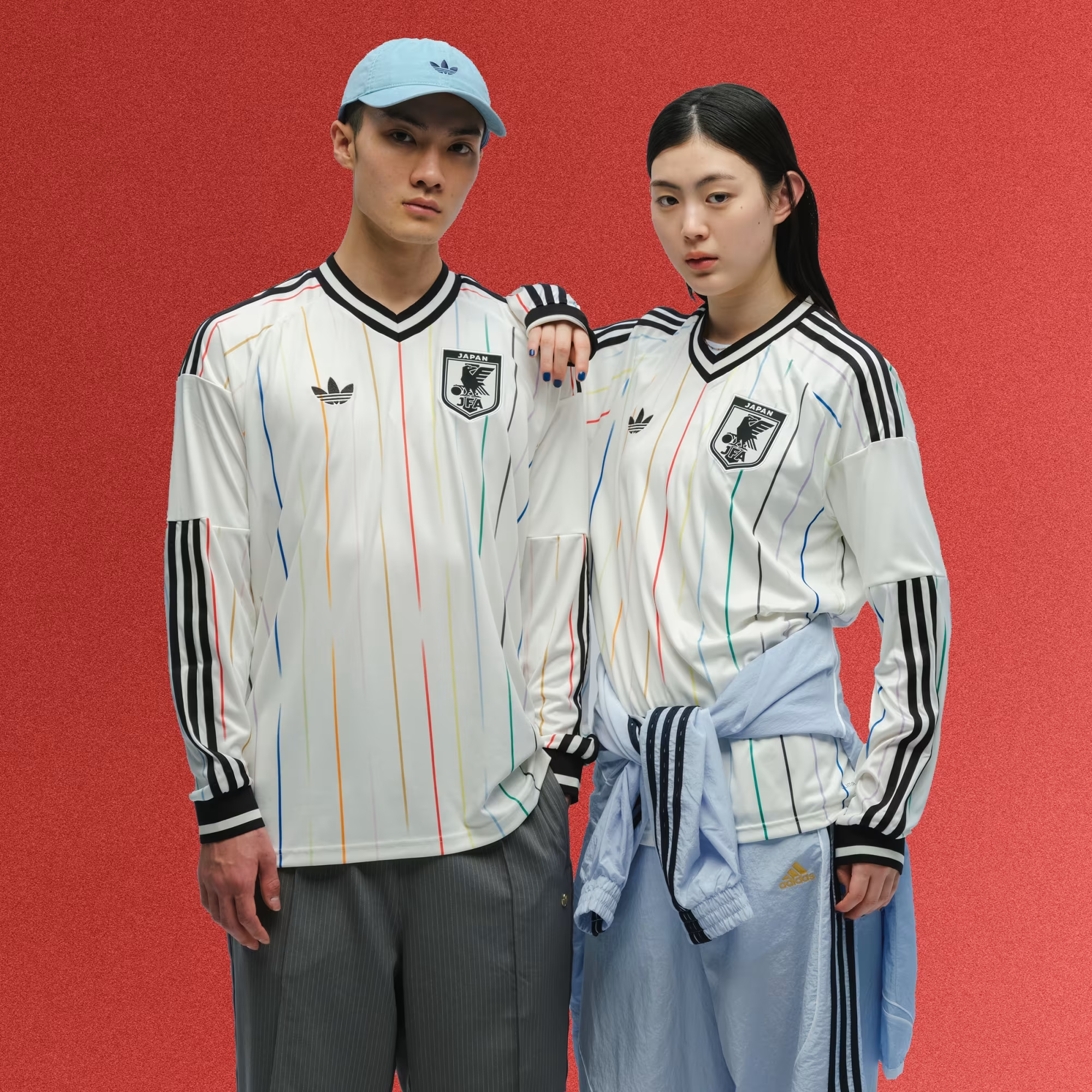 Adidas Japan 日本國家隊 2026-27 作客長袖球迷版球衣 (可加印字及臂章) JZ9697