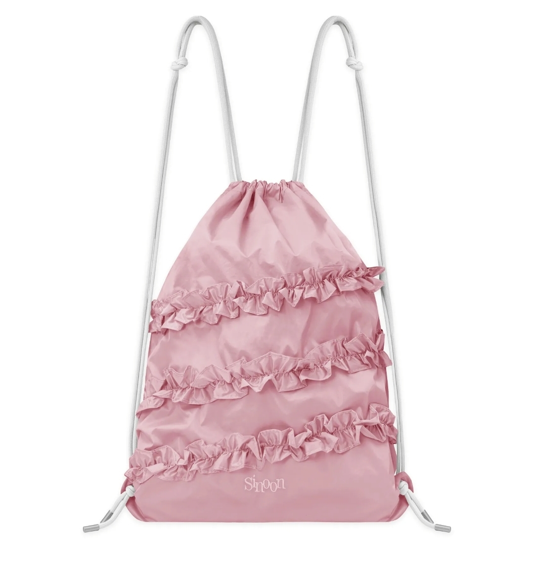 SINOON Ruffle String Bag