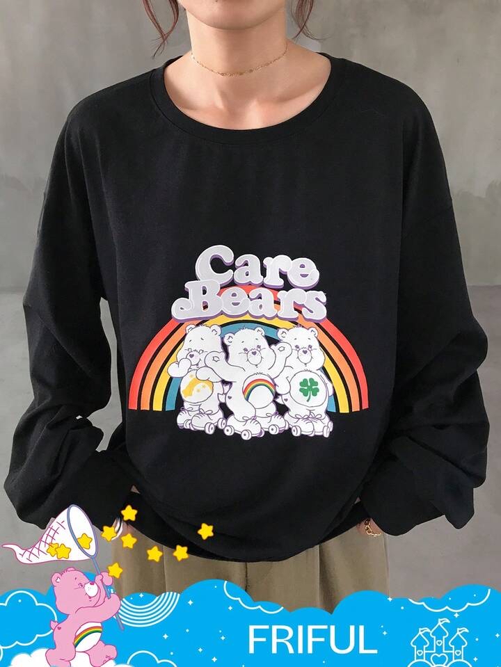 🌈care bears🐻印花長袖T恤