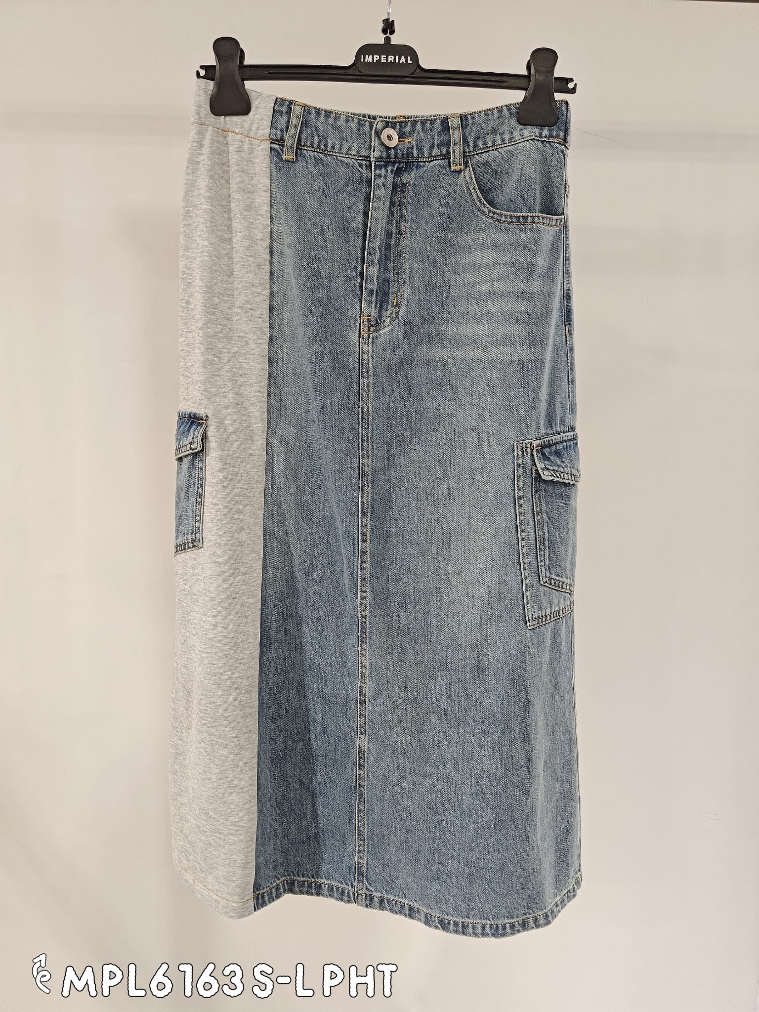 歐洲牛仔拼布裙 M614 MPL6163479