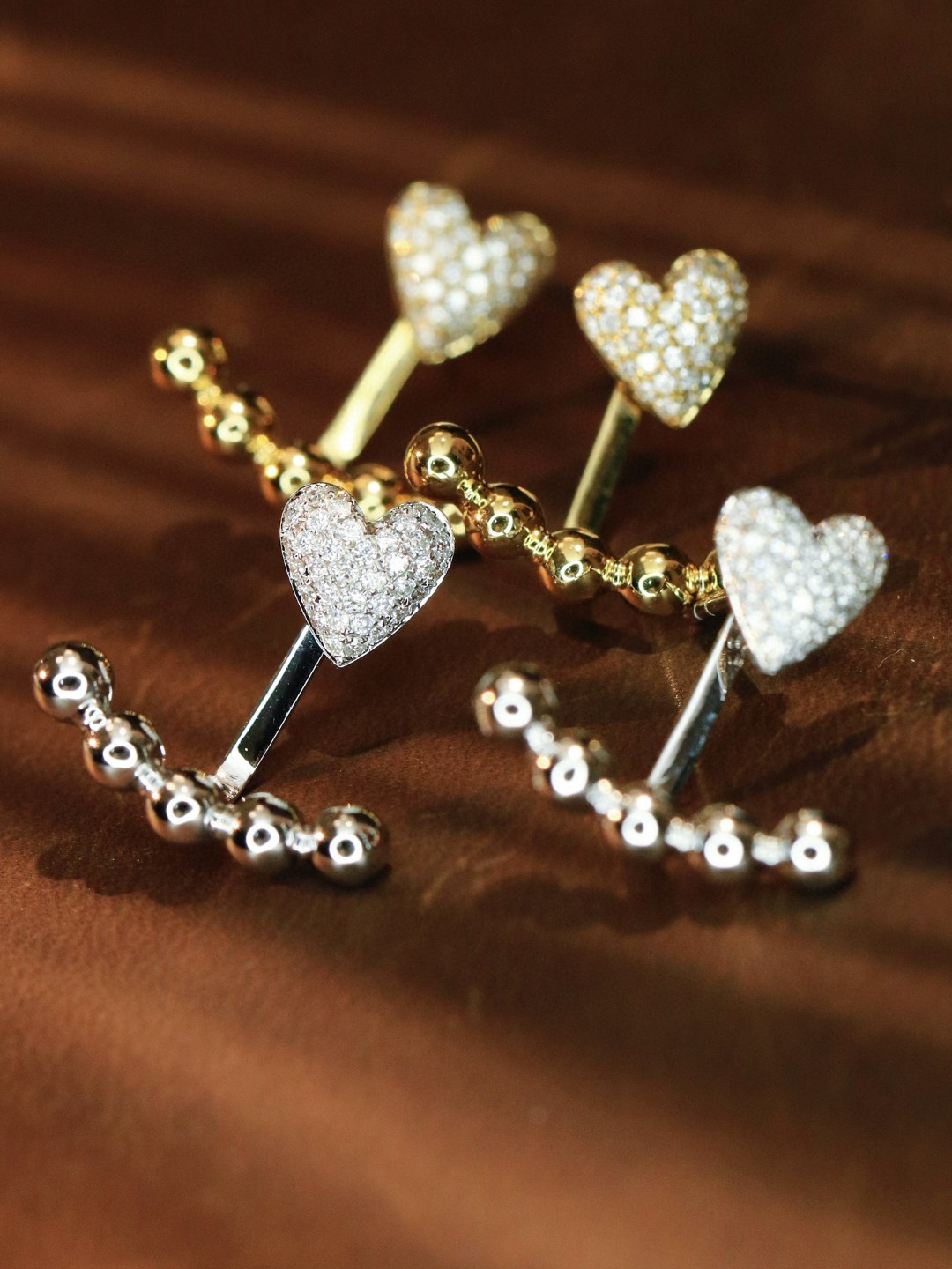 18K Diamond Earrings 