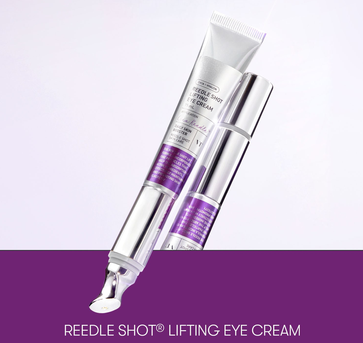 韓國 VT 提拉緊緻 超微震動 微針眼霜 15ml｜Reedle Shot Lifting Eye Cream