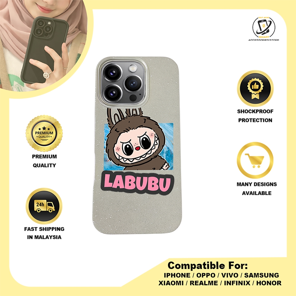 BLING CASE PHONE FOR IPHONE - DESIGN LABUBU C