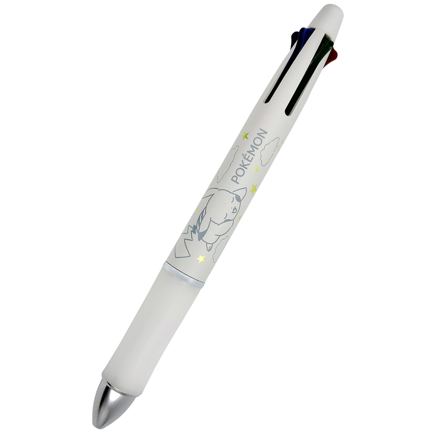 現貨｜Pokemon 比卡超 Pikachu Pilot Dr.Grip 4+1 日本製 多功能 5用筆 0.5mm 4色原子筆 + 0.5mm 鉛芯筆 (398 7290 01)