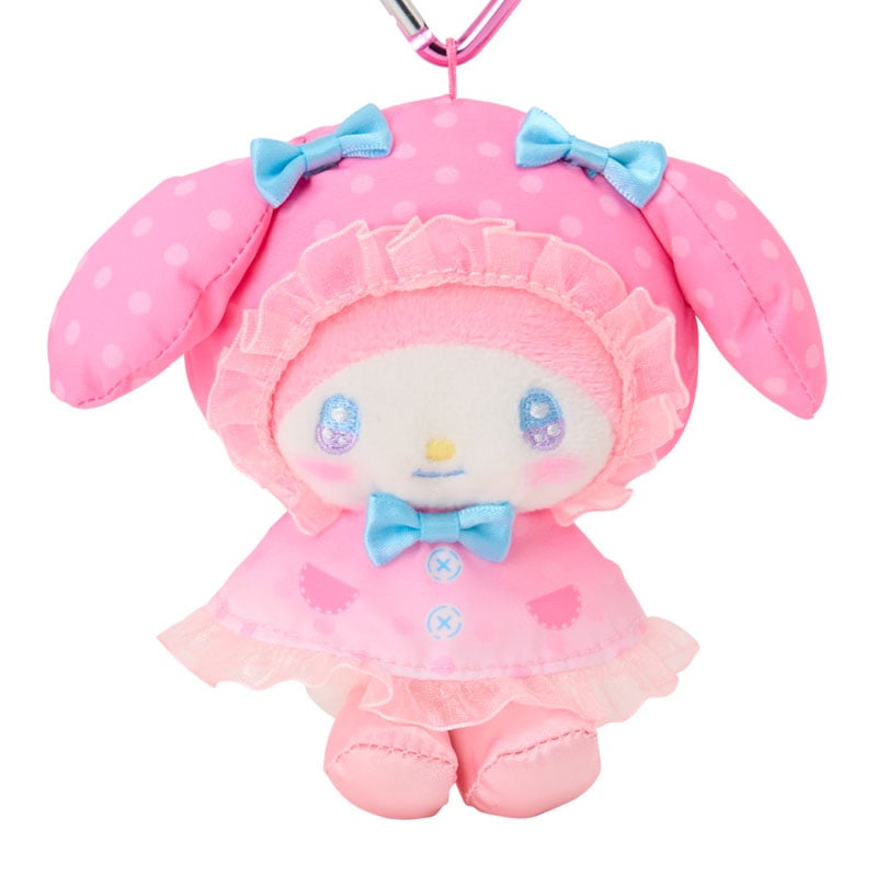 現貨｜Sanrio My Melody 甜蜜列車系列 日版 雨衣造型 毛公仔 吊飾 掛件 (88572-0)