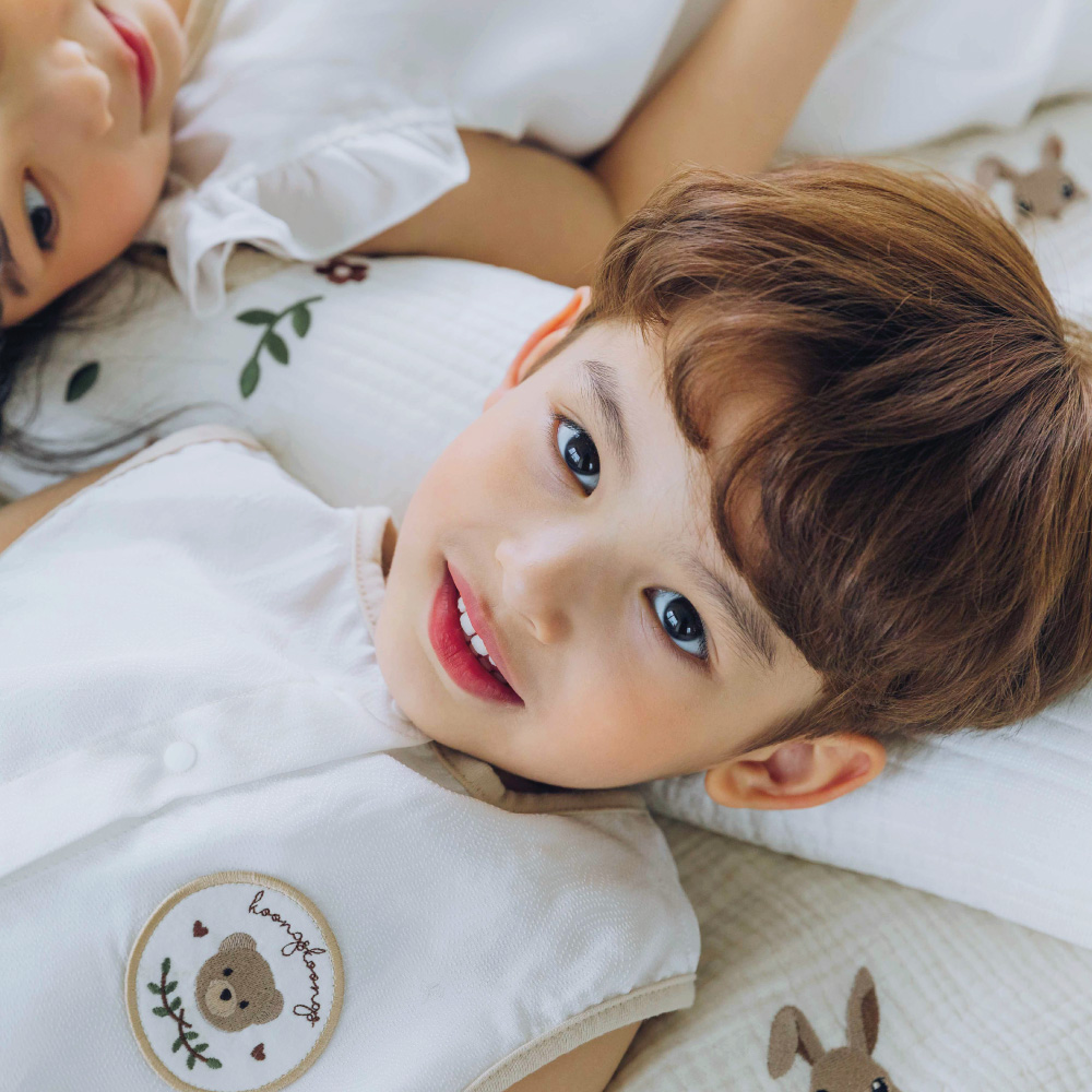 Koongs Koongs Cooling Rayon Sleeping Vest (Teddy bear)
