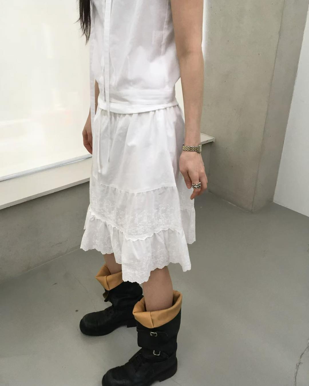 綉花棉料蛋糕短裙