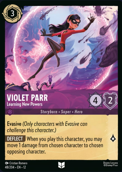 48/204 Violet Parr - Learning New Powers UC
