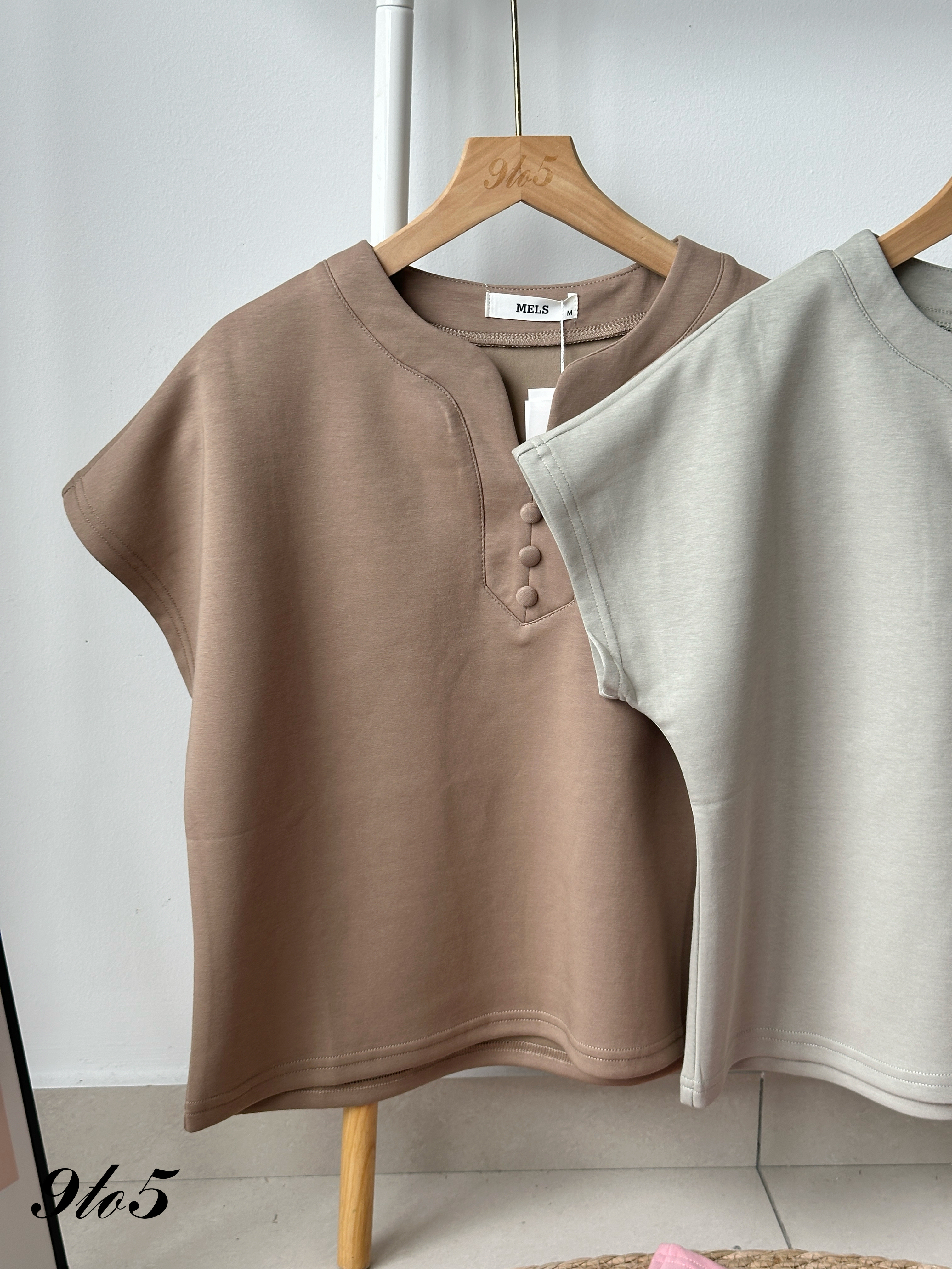T4220 V Neck Top - 4 Colors 