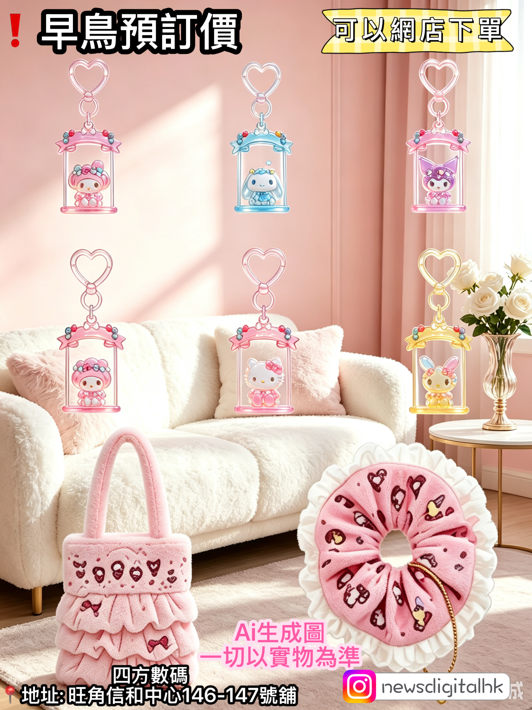 ［2月尾到貨]2月新款 Sanrio 花仙子系列