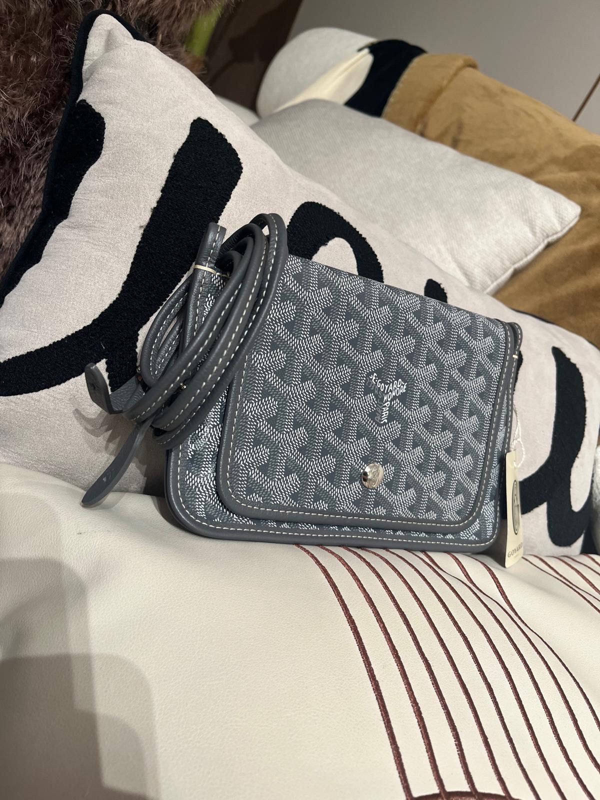 全新 Goyard plumet crossbody bag Grey 100%Authentic ,全新未使用品 ✅tap✅dust bag