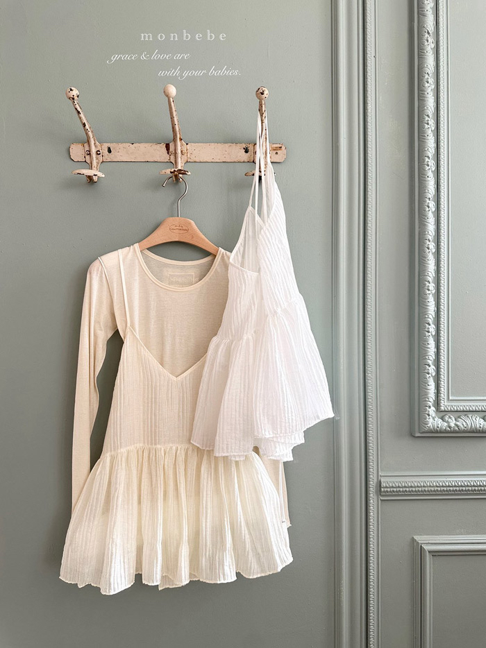 🇰🇷Monbebe外搭吊帶裙 親子