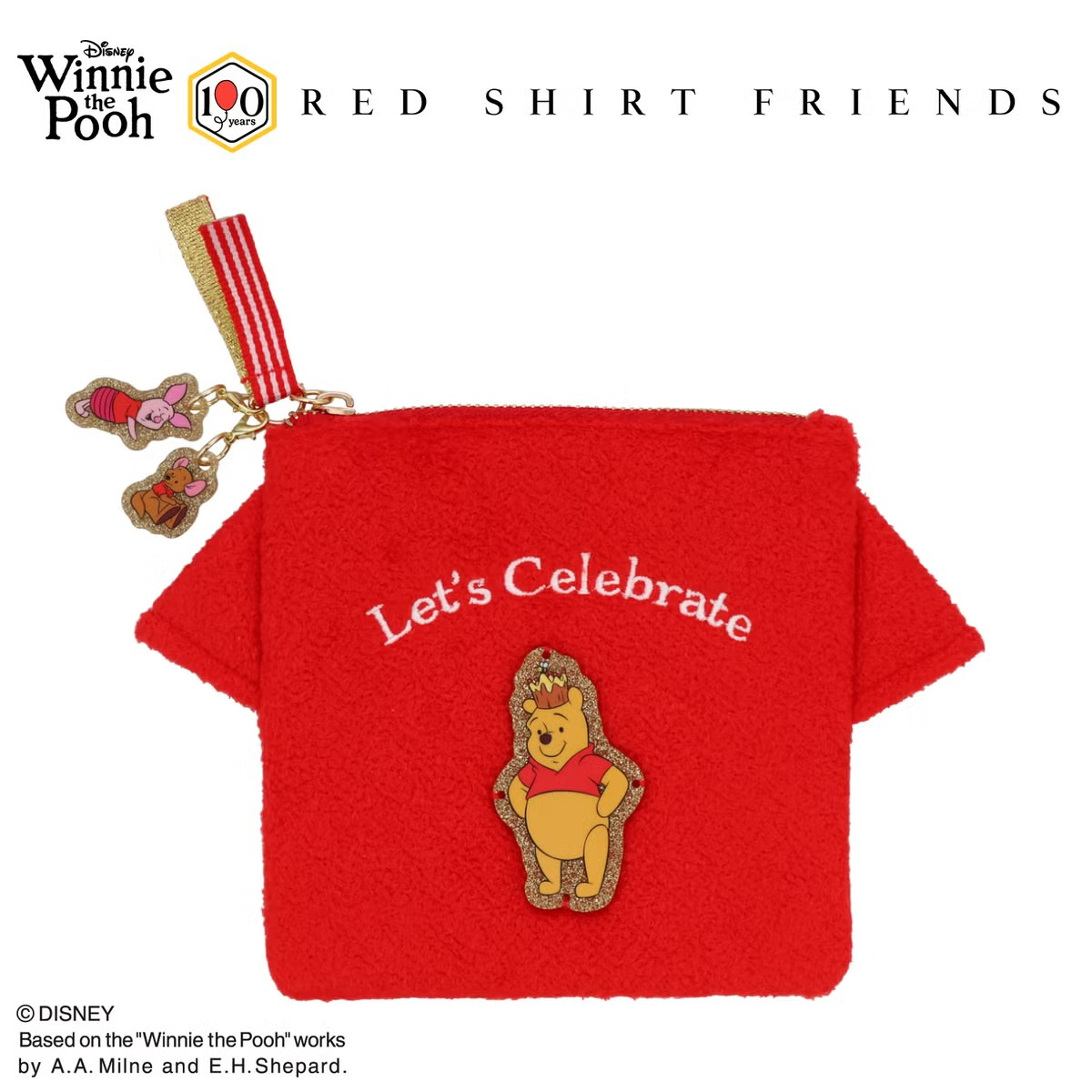 🌸 【預訂】Red Shirt Friends Series-Pouch