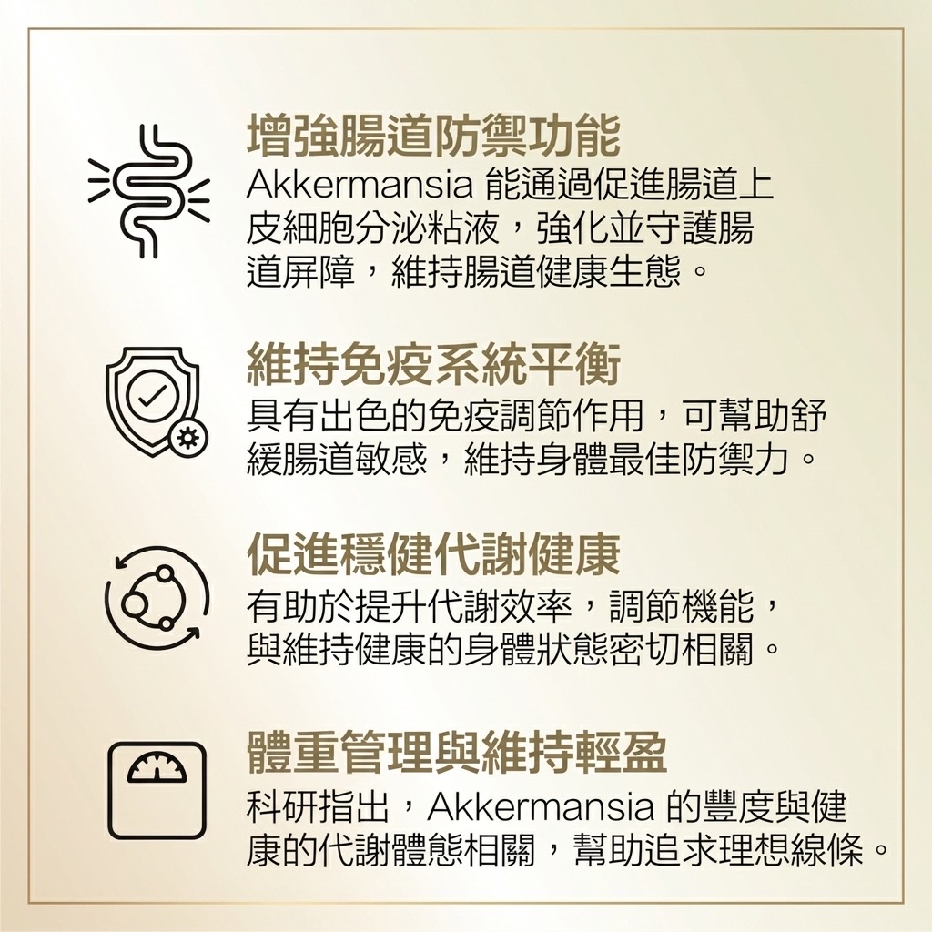 源田 - AKK 益生菌膠囊 60粒裝丨腸道健康丨體重管理丨香港製造