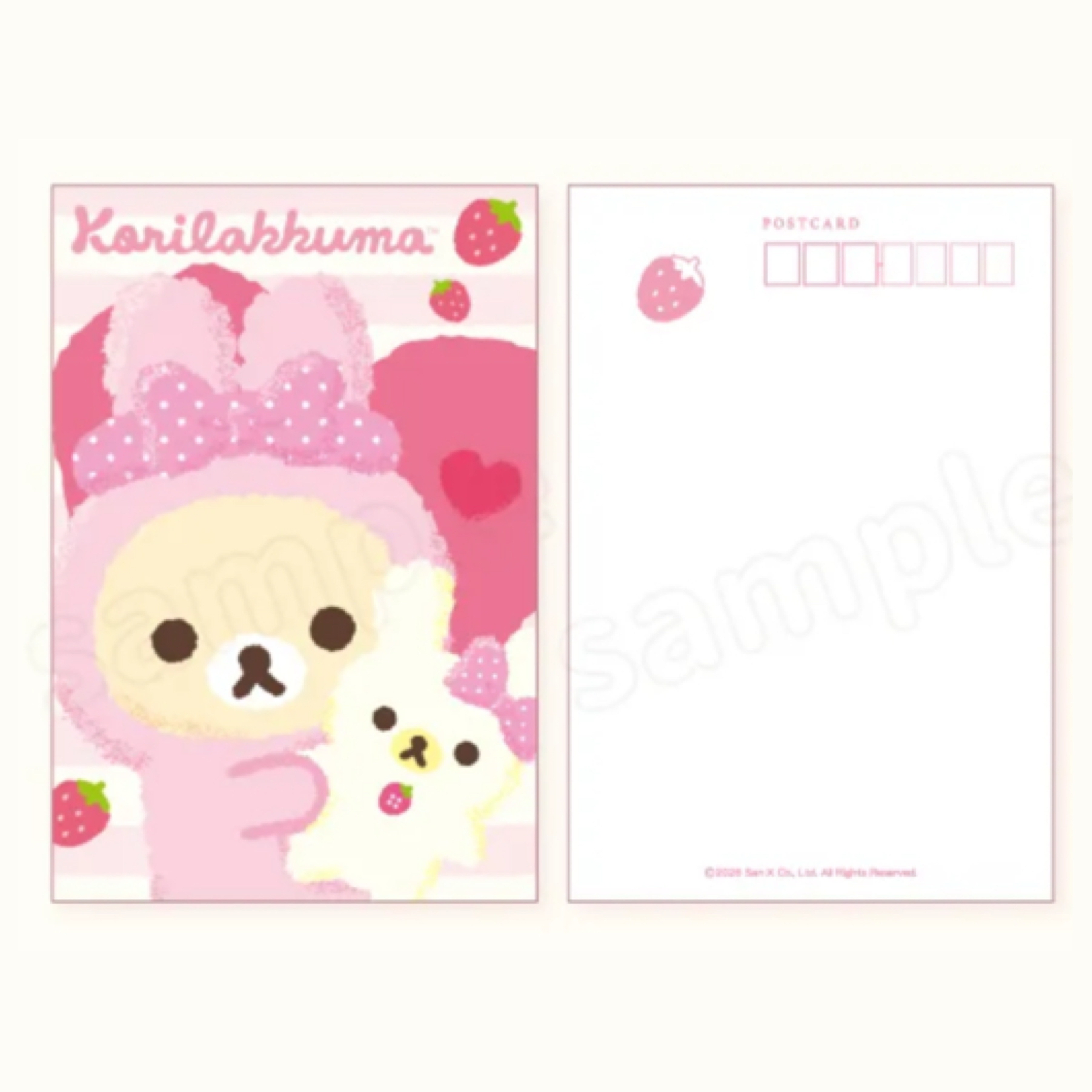 鬆弛熊 白熊POPUP限定 POSTCARD兩張｜預訂