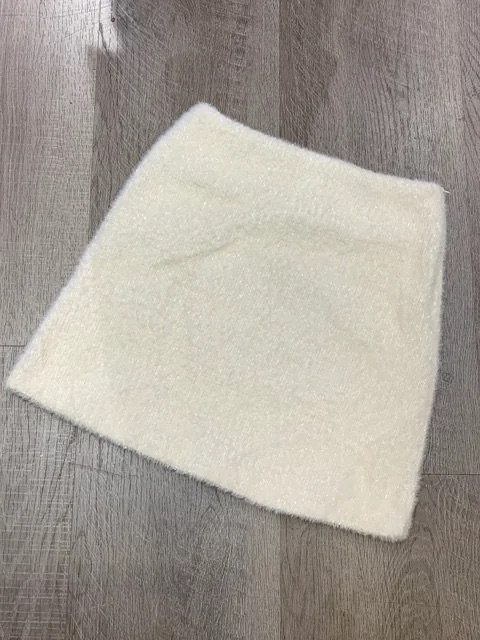 毛毛A字短裙 KR1597